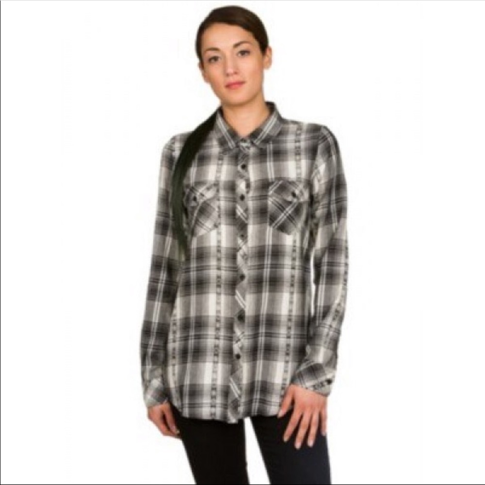 Volcom Plaid Shirt Medium
